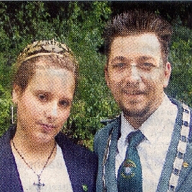 Jungsch�tzen-Regenten: Michael Gauernack und Christina Gadaldi