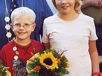 Kinderkönigspaar 2003-2004  Marco Fringes und Anna Fringes