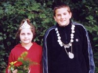 Kinderkönigspaar 2004-2005  Mike Bieling und Rebecca Nielen