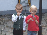 Kinderkönigspaar 2007-2008  Kim Rüscher und Jeremy Gauernack