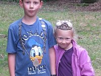 Kinderkönigspaar2011-2012  Felix Tremmel und Grita Tremmel