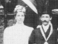 Königspaar 1904-1905  Heinrich Kaiser (+) und Frau Kirchhoff (+)