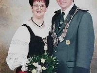 Königspaar 1999-2000  Karl-Heinz Marcus (+) und Leni Marcus